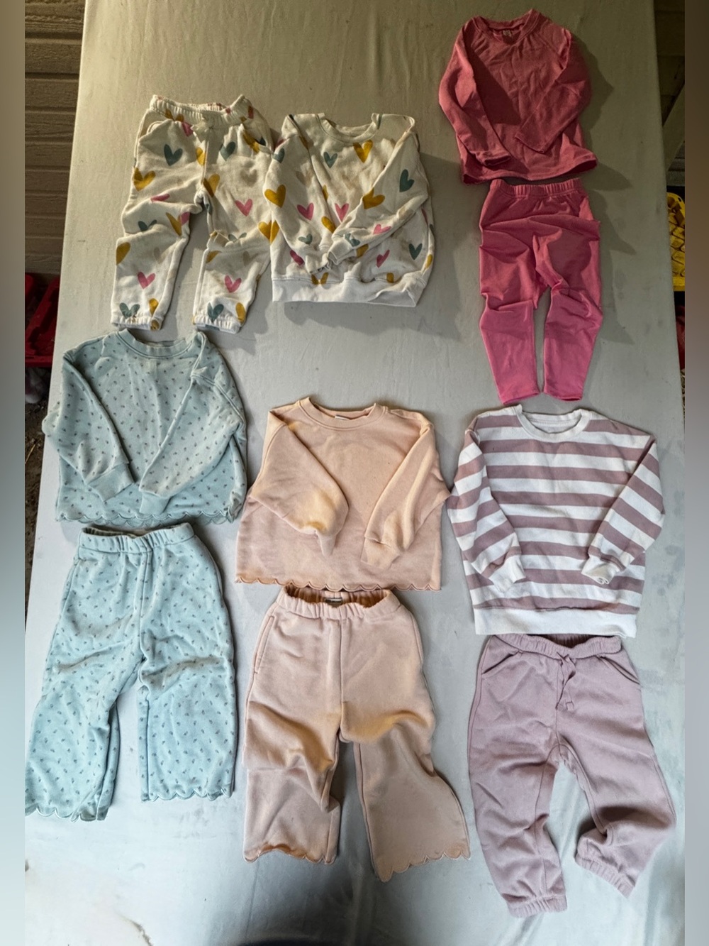 Bundle girls matching set sweats butter soft size 3T